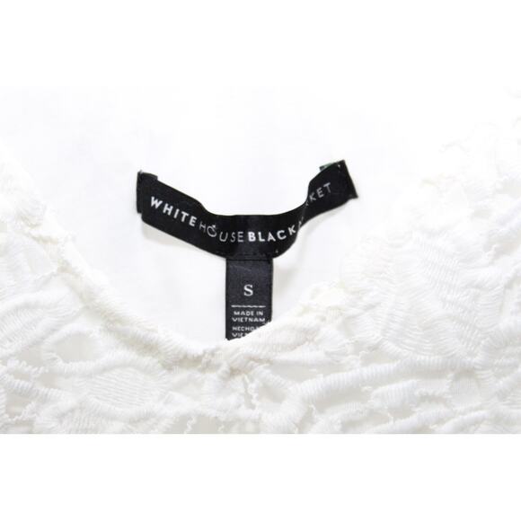 NWT White House Black Market Crochet Cami Top White Women's Size Small H13044 - Picture 9 of 16